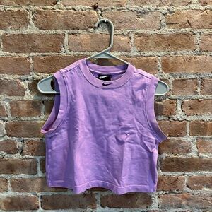 Nike Women's Purple Sleeveless Top